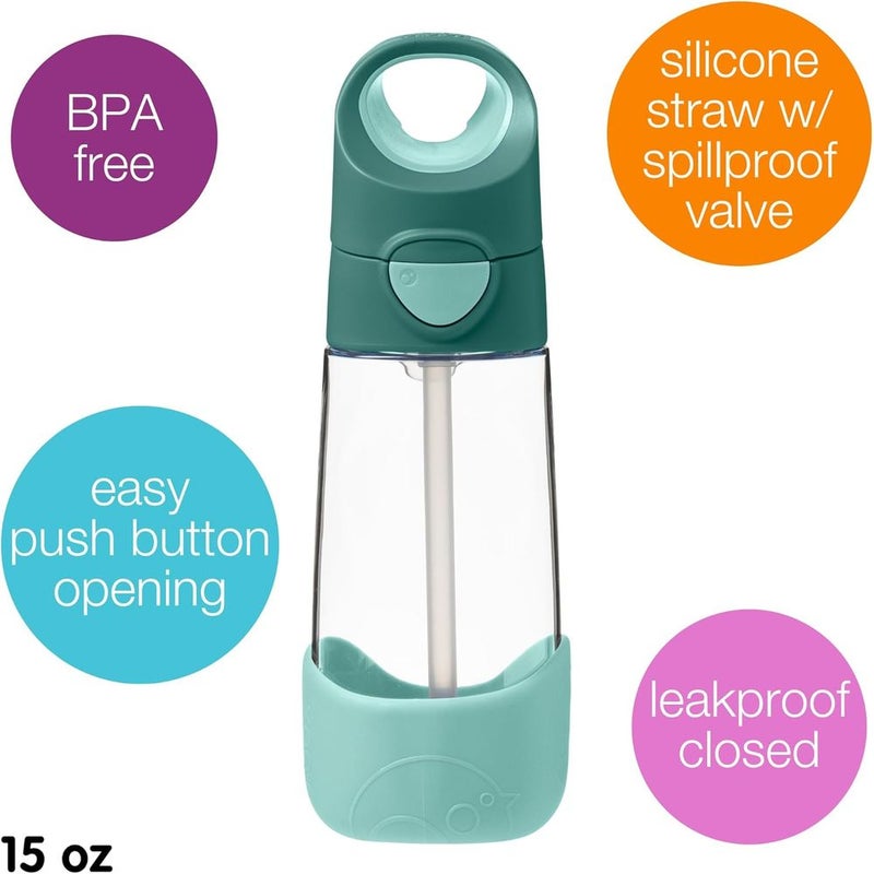 بي بوكس زمزمية بغطاء قلاب 450 مم - أخضر - 445 - Image 3